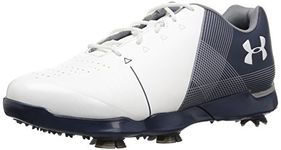 Under Armour Boys' Spieth 2 Junior, White (100)/Academy, 4.5