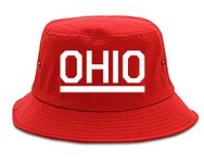 Kings Of NY Ohio USA State Bucket Hat Red