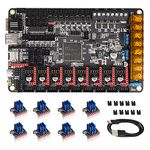 BIGTREETECH Octopus V1.1 for CR10 Ender 3 3D printer 32bit Control Board Upgrade Spider motherboard Marlin 2.0 Klipper Support TMC2209 TMC2208 TMC2130, TFT35 E3 V3.0, 1286LCD ect (with 8 TMC2209)