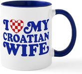 CafePress I Love My Croatian Wife Mug 11 oz (325 ml) Ceramic Coffee Mug