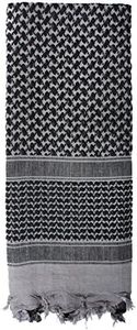 (One Size, Grey) - Rothco Shemagh Tactical Desert Scarf