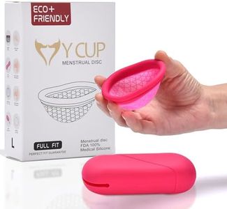 Hawwwy Reusable Menstrual Cup - Washable Period Cup with Flat-fold Compact Design - Teen or Adult Period Cups - Feminine's Alternative to Menstrual Pads - Silicone Menstrual Cups