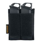 EXCELLENT ELITE SPANKER Pistol Mag Pouch for Glock 92F Double/Triple Molle Magazine Pouch(Double-Black)