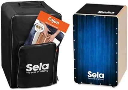 Sela Varios Blue Snare Cajon SE 052 Cajon Bundle Standard blue