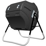 Lifetime 304 Litre (80 Gallon) Compost Tumbler - Black