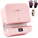 HTVRONT Auto Tumbler Heat Press Machine - Mug Heat Press Heat Up Fast & Even, Professional Tumbler Press High-Security for 2.9-3.2inch Sublimation Tumblers, Cups, Glasses and Mugs (Pink)