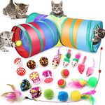 21 PCs Cat Indoor Interactive Toys 