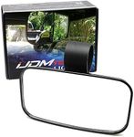 iJDMTOY Universal Fit 1 to 2 inch Round Roll Bar Clamp Mount Convex Inside Center Rearview Mirror For Polaris Yamaha Honda Can-Am Arctic Cat Kawasaki CFMOTO ATV UTV