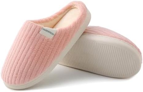 HUXMEYSON Womens Slippers Fuzzy House Slippers, Cozy Slippers for Women Indoor Fluffy Outdoor Slippers with Anti-Skid Sole