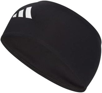 adidas Football Skull Wrap Headband, Black/White/2, One Size