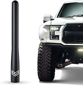 RONIN FACTORY Truck Antenna for Ford F150 F250 F350 Super Duty Raptor Bronco Lightning Dodge RAM 1500 Accessories - Anti Theft - Carwash Safe - Short Antenna F150 (4 Inch)