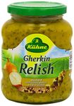 Kuhne Mustard Gherkin Relish, 350 g (Pack of 6)