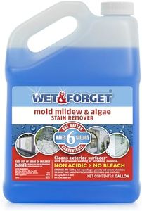 Wet & Forget No Scrub Outdoor Cleaner For Easy Removal Of Mold, Mildew And Algae Stains, Bleach-Free Formula, 1 Gallon Concentrate - Ships To California Only, 128 Fluid Ounces