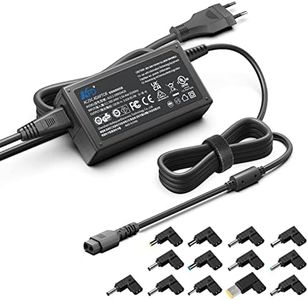 KFD 65W Cargador Universal Adaptador para computadora portátil ASUS Acer Sony Toshiba NEC HP Compaq Envy DELL IBM Lenovo Samsung MSI LG Medion Fujitsu Siemens Adaptador de Corriente con 13 Conectores