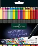 Faber-Castell 151630 Grip Finepen Fineliner with Metal Fibre Tip 0.4 mm Pack of 30