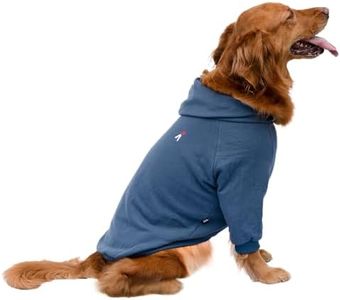 AUZ Dog Pet Clothes Hoodies Coat Hooded Sweatershirt Extra Large Dogs Boy Girl Doggy Sweater Elastic Cotton Pullover Hoodie for Alaska Giant Poodle Great Pyrenees Great Dane Mastiff - Blue XXXXXL