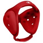 Matman Wrestling Headgear Kids Boys Girls Ear Guard Youth Ultra Soft Grappling Head Guard (Red)