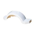 Fulton 508574 14" White Fender with Step