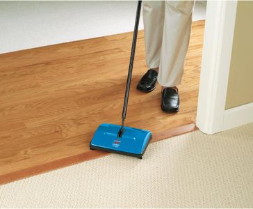 BISSELL Sturdy Sweep Floor Sweeper – Lightweight Manual Cleaner