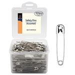 300 PCS Safety Pin,2.2Inch/54mm Safety Pins Bulk,Safety Pin, Small Safety Pins with a Convenient Box,Safety Pins for Clothes Home Office