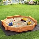 Keezi Kids Sandpit, Wooden Octagon 