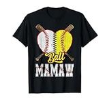Mamaw Of Both Ball Mamaw Baseball S