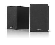 Denon SCN10 Speakers, Two-Way HiFi Speakers for TV Sound System, 2x 65W, Compatible with Receivers & Amplifiers, Elegant Design - Black SCN10BKEM