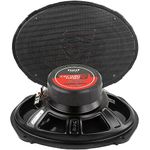 Cerwin Vega HED Series 6"x9" 4-Way Coaxial Car Speakers, 4Ω, 65W RMS/, Premium Car Audio System, Durable Steel Frame, Superior Sound Quality, Ideal for Enhanced Car Speaker H7694