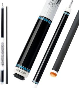KONLLEN Carbon Fiber Pool Cue Stick Low Deflection Hand-Made Inlay Billiard Cue Ultra-Smooth Professional Feeling Billiard Pool Cue Sticks for Adults