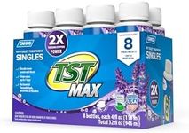 Camco TST MAX RV Toilet Treatment - Formaldehyde Free - Breaks Down Waste And Tissue - Septic Tank Safe - Treats up to 8-40 Gallon Holding Tanks -Lavender Scent, (8) 4 oz Bottles (41551)