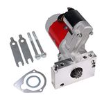 Red Heavy-Duty High Torque Mini Starter Small & Big Block Replacement for Chevy BBC SBC 153/168 Tooth Compatible