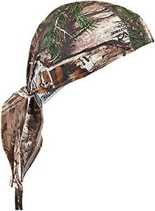 Ergodyne Mens Beanie High-Performance Terry Cloth Bandana - Tie, Realtree Camo