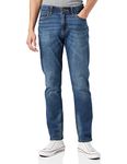Lee Men's Extreme Motion Straight Jeans, Blue Maddox, 44W / 32L