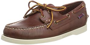 Sebago Men's Docksides Portland Waxed Boat Shoes, Brown (Brown 900), 7.5 UK (41.5 EU)