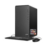 HP Desktop M01-F3089, AMD Ryzen™ 5 5600G Processor, AMD Radeon™ Graphics, 8 GB DDR4-3200 SDRAM Memory, 512 GB SSD, (M01-F3089)