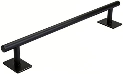 Professional Fingerboard Flat Rail Premium Solid Steel Construction Deck Ramp Skateboard Obstacle Powder Coated Finish Non-Slip Foam Feet Used with Fingerboard Decks Mini Skatepark Accessory Black