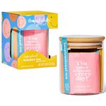 Thoughtfully Gourmet, Inspirational Teacher Tea Gift Set, Includes Glass Storage Jar and 5 Flavours of Tea with Inspirational Quotes, Set of 25