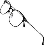 ATTCL Unisex Blue Light Blocking Glasses Eyeglasses Frame Anti Blue Ray Computer Game Glasses 5054 Black-ALL