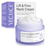 Neck Firming Cream, Natural Anti-Aging Neck Cream for Tightening Sagging Skin, Lift Neck & Decollete Cream for Reduce Wrinkles & Fine Lines, Even Skin Tone, Skin Tightening and Repair Cream, 50ML