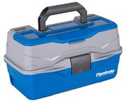 Flambeau Outdoor 6382 Classic 2-Tray Tackle Box, Blue/Gray