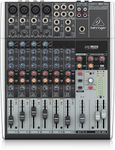 Behringer XENYX 1204USB Premium 12-Input 2/2-Bus Mixer with XENYX Mic Preamps and Compressors, British EQ and USB/Audio Interface, Compatible with PC and Mac