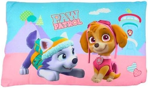 Paw Patrol Cuscino super morbido, 36 cm, motivo: Skye e Everest