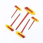 C.K T4422 Insulated T-Handle Hex Key Set, 5-pcs