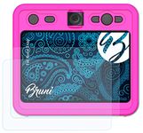 Bruni Screen Protector compatible with Kurio Snap Protector Film, crystal clear Protective Film (2X)