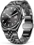 2026 Smart Watch with Bluetooth Calls, 1.32" AMOLED Display, 160+ Sports Modes, Heart Rate/Blood Oxygen/Blood Pressure/Sleep Monitor, IP68 Waterproof, Compatible with iOS Android for Men Women Black