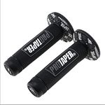 Stafeny Motorcycle Grips Rubber Protaper Grips, Universal Handlebar Grips, 7/8 Inch, for Scooters, Mopeds, Quad ATV, Grey