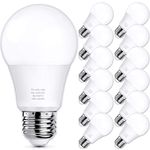 MAXvolador 12-Pack A19 LED Light Bulbs, 100 Watt Equivalent LED Bulbs, 4000K Neutral White, 1100 Lumens, Standard E26 Medium Screw Base, CRI 85+, 25000+ Hours Lifespan, No Flicker, Non-Dimmable