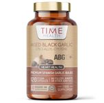 Aged Black Garlic Extract (Fermented) - 320mg - Clinically Proven ABG10+ - Patented Formula - Standardised S-Alyll-Cysteine (SAC) - Vegan - UK Made (120 Count (Pack of 1))