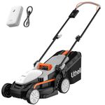 Litheli Cordless Lawn Mower 13 Inch, U20 Handy+ 20V Electric Lawn Mowers for Garden, Yard and Farm, 5 Heights Adjustment, Light Weight,4.0Ah Portable Battery Included