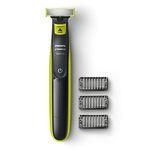 Philips Norelco OneBlade hybrid electric trimmer and shaver, FFP, QP2520/90